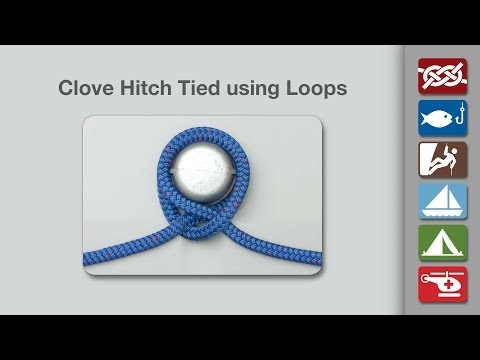 Clove Hitch (Loop Method | How to Tie a Clove Hitch (Loop Method)