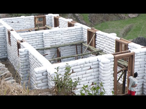 INGENIOUS Earthbag Construction. - Building Bag House Inveitons.