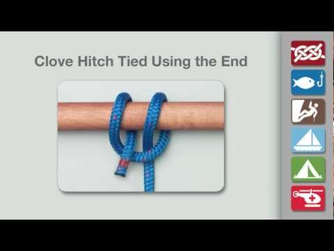Clove Hitch (Rope End Method) | How to Tie a Clove Hitch (Rope End Method)