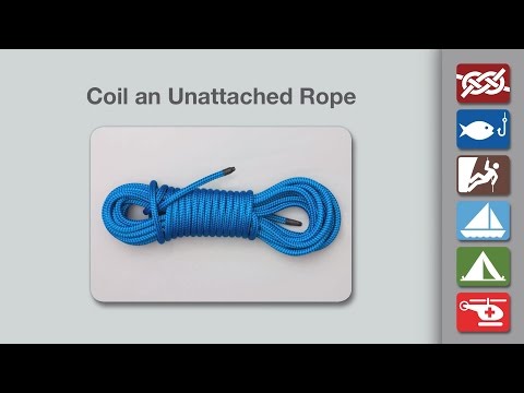 Coiling Rope | How to Coil Rope (Unattached)