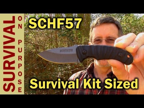 Schrade SCHF57 Survival Kit Knife Review - Survival Gear