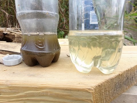 How To Make a Water Filter In The Wild