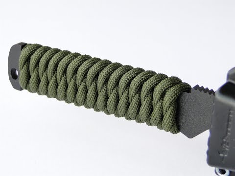How to Make a Paracord &quot;Knife&quot; Handle Wrap-Simple West Country Whipping Knot-CbyS