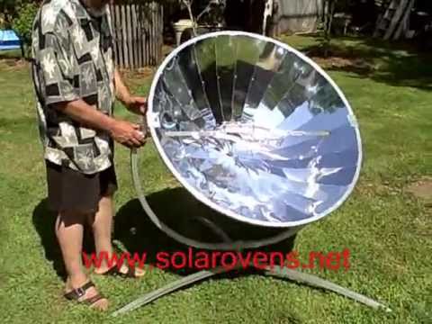 Sun Parabolic Solar Cooker - WWW.SOLAROVENS.NET