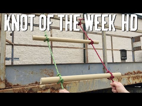 Create a Field Expedient Rope Ladder with the Ladder Lashing - ITS Knot of the Week HD