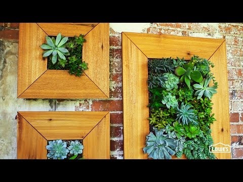 DIY Vertical Succulent Garden