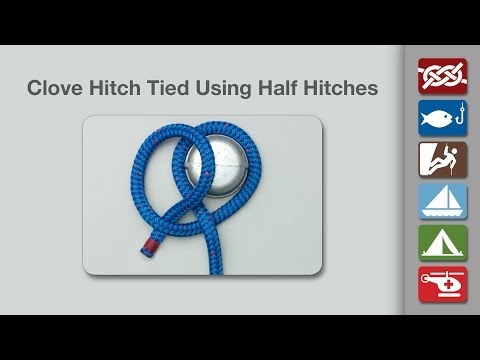 Clove Hitch (Half Hitch Method) | How to Tie a Clove Hitch (Half Hitch Method)