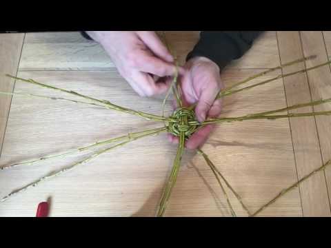 How to make a simple willow basket.
