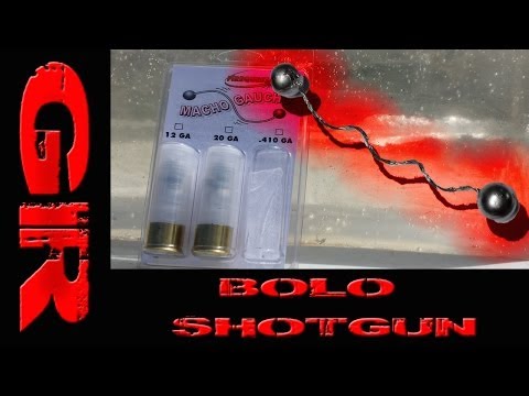 Gel Test - 12 Gauge Bolo Shotgun Shell