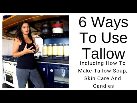 DAY 227 - 6 Uses For Tallow (Including How To Make Tallow Soap &amp; Candles &amp; Moisturiser Included)