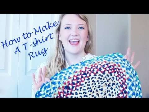 How to Make A Braided T-shirt Rug