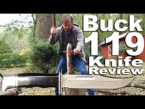 Buck 119 Knife Review. The classic revisted and misused. Absolutely no hunting in this video
