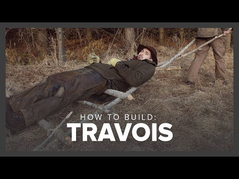 How to Build a Travois | Surviving in the Wild