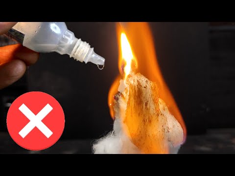 Be Careful of Super Glue and Cotton !! Can get FIRE !!