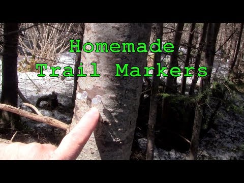 Homemade Trail Markers and Navigation Tacks