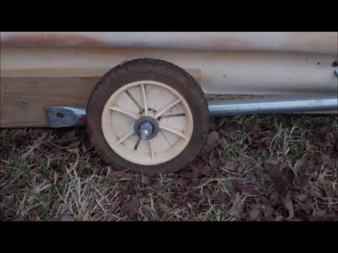 Make Retractable Wheels For A Chicken Tractor