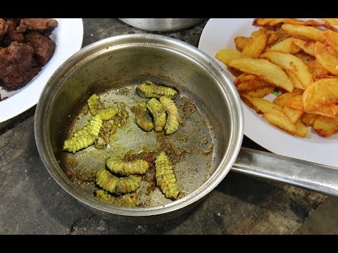 Kaba - Cooking caterpillars African style