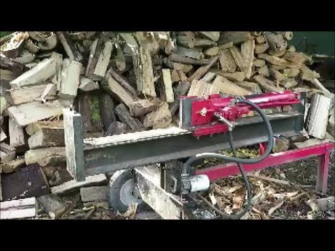 how to use a log splitter for beginners