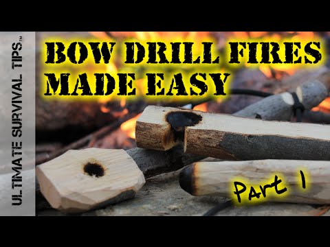 DIY - Step-By-Step / Bow Drill Fires - Made Easy - Part 1 - How to Make Your Kit