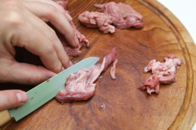 removing fat from meat