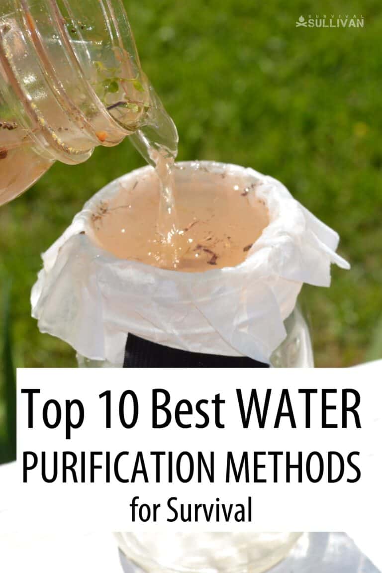 water purification methods Pinterest image