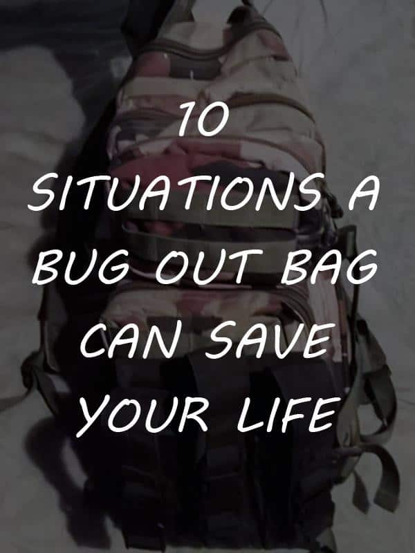 bug out bag lifesaver Pinterest image