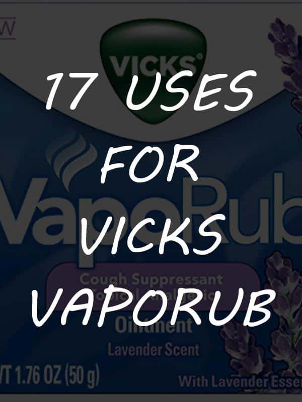 vicks vaporub uses pinterest