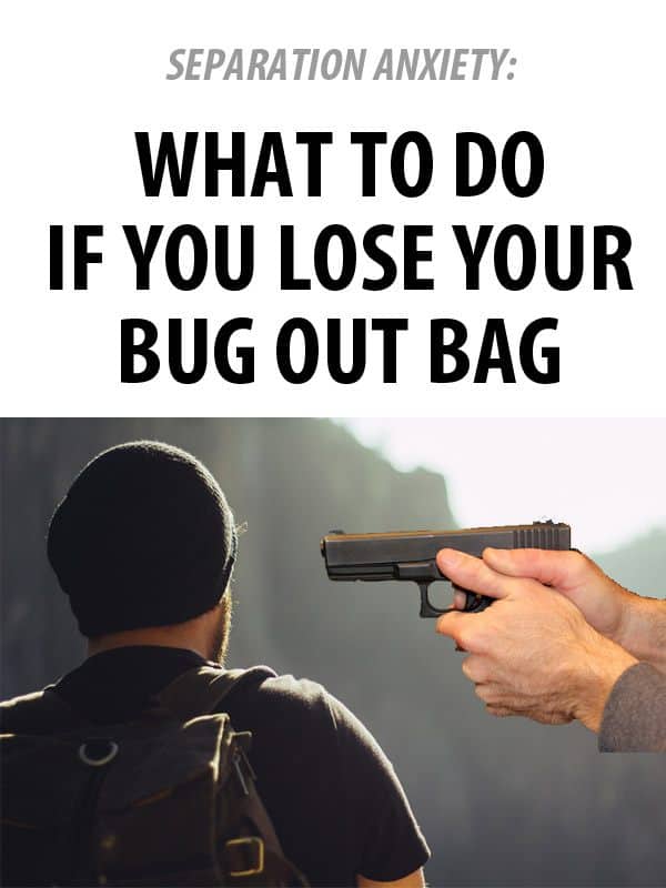 losing your bug out bag Pinterest image