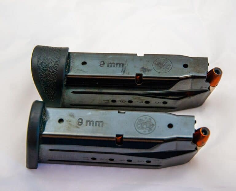 two S&W M&P 9 9mm mags