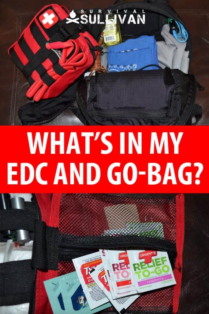 edc and go bag pinterest image