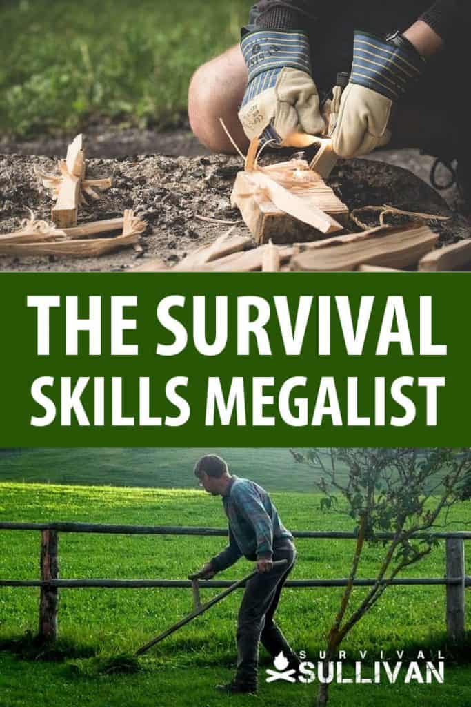survival skills Pinterest image