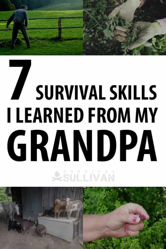 what I learned from my grandpa Pinterest image