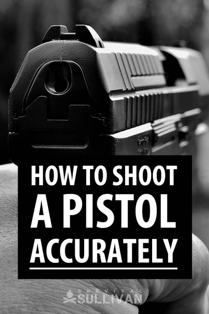 shooting pistol Pinterest image