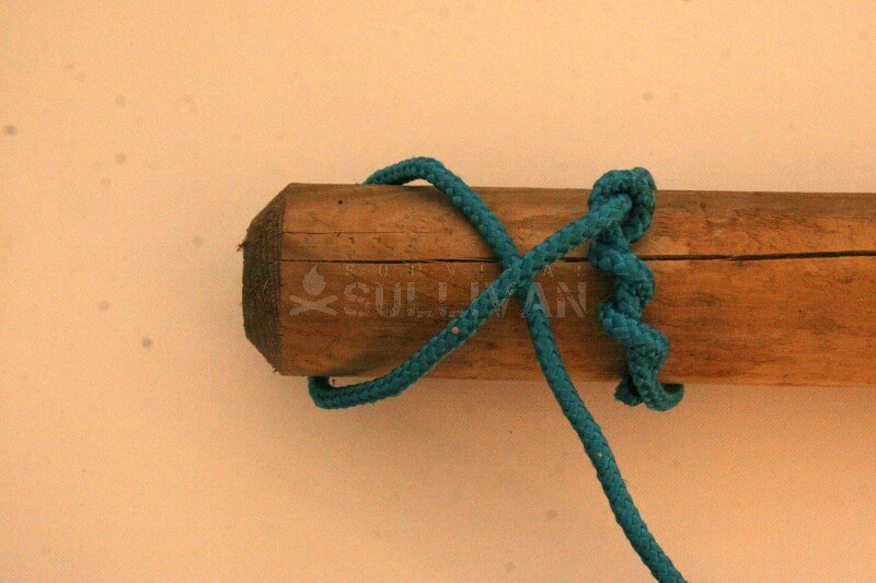 timber hitch knot step 9