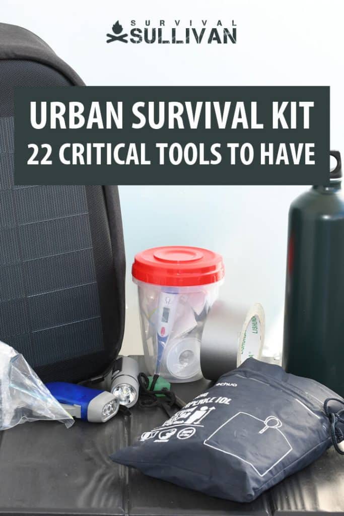 urban survival kit Pinterest image