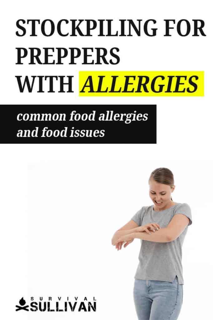prepping with allergies Pinterest image