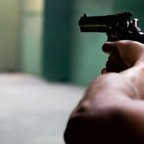 shooting a handgun