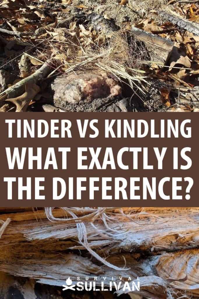 tinder vs kindling Pinterest image
