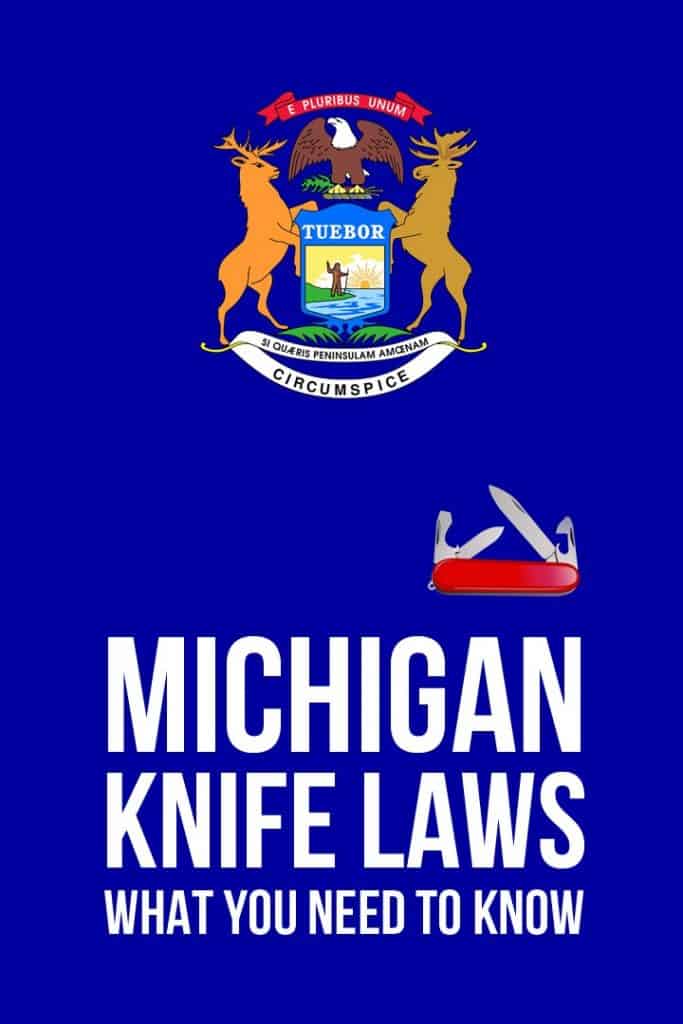 Michigan knife laws Pinterest image