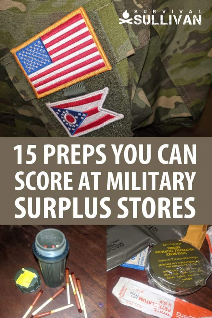 military store preps Pinterest image