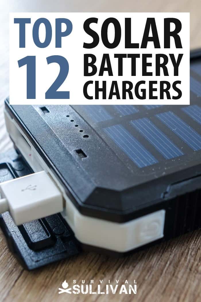 solar battery chargers Pinterest image