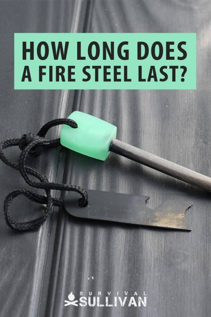 fire steel shelf life Pinterest image