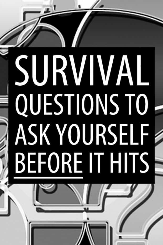survival questions pinterest