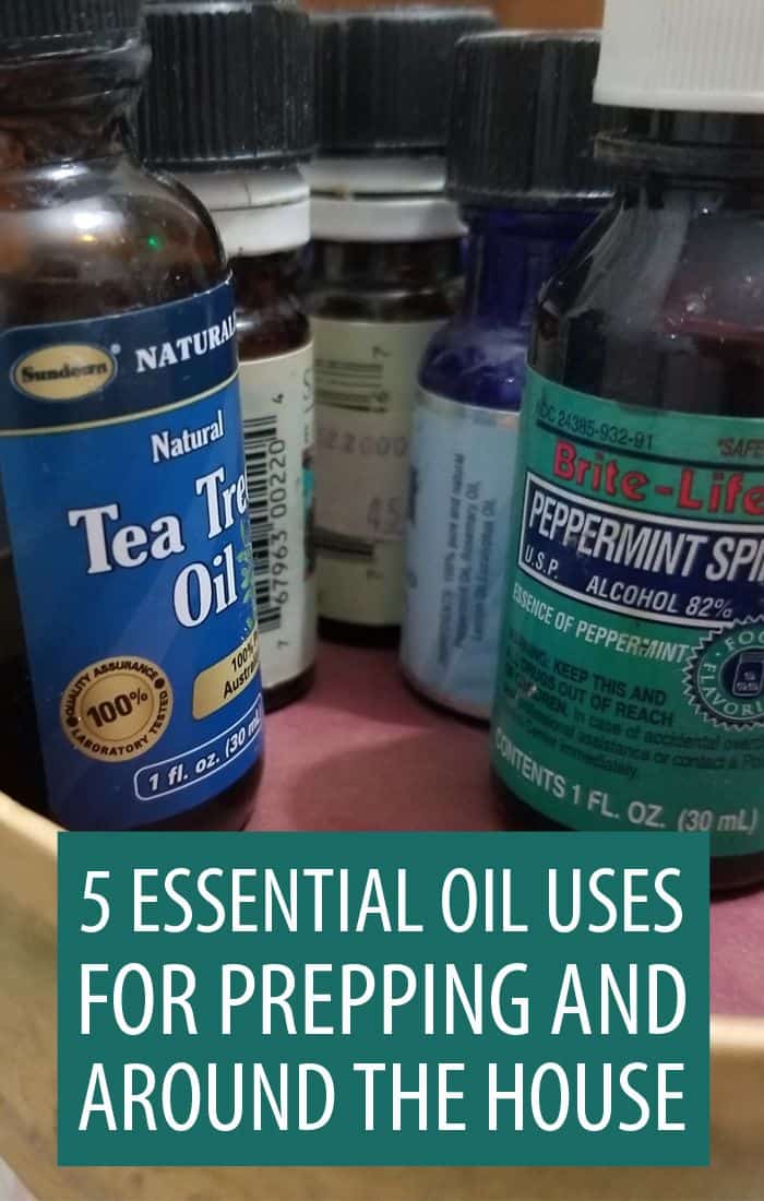 essential oil uses Pinterest image