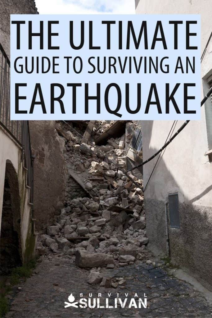 earthquake survival pinterest image
