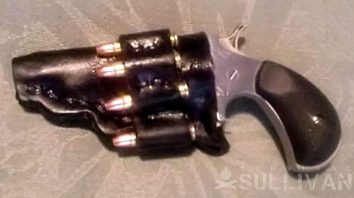 NAA Wasp .22 mini revolver in holster
