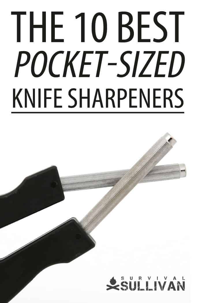 pocket sized knife sharpeners Pinterest image
