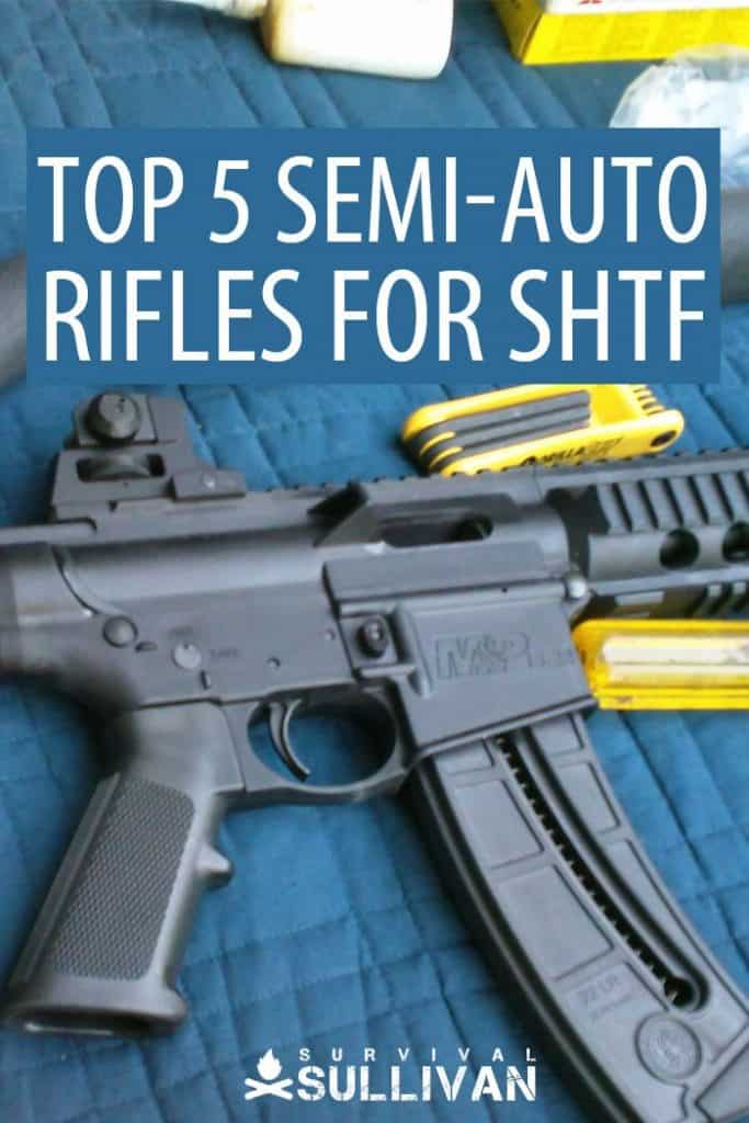 semi-auto rifles Pinterest image
