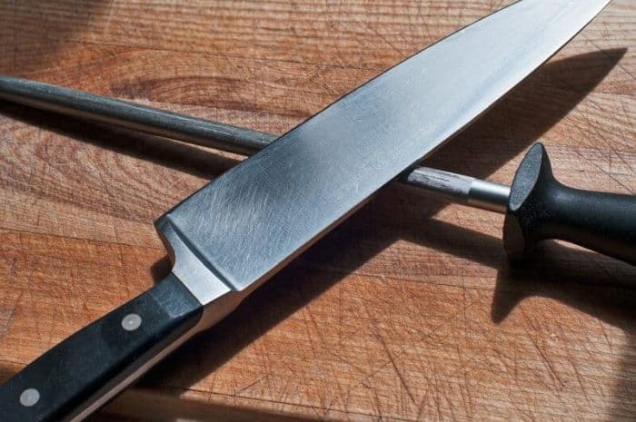 knife and sharpener