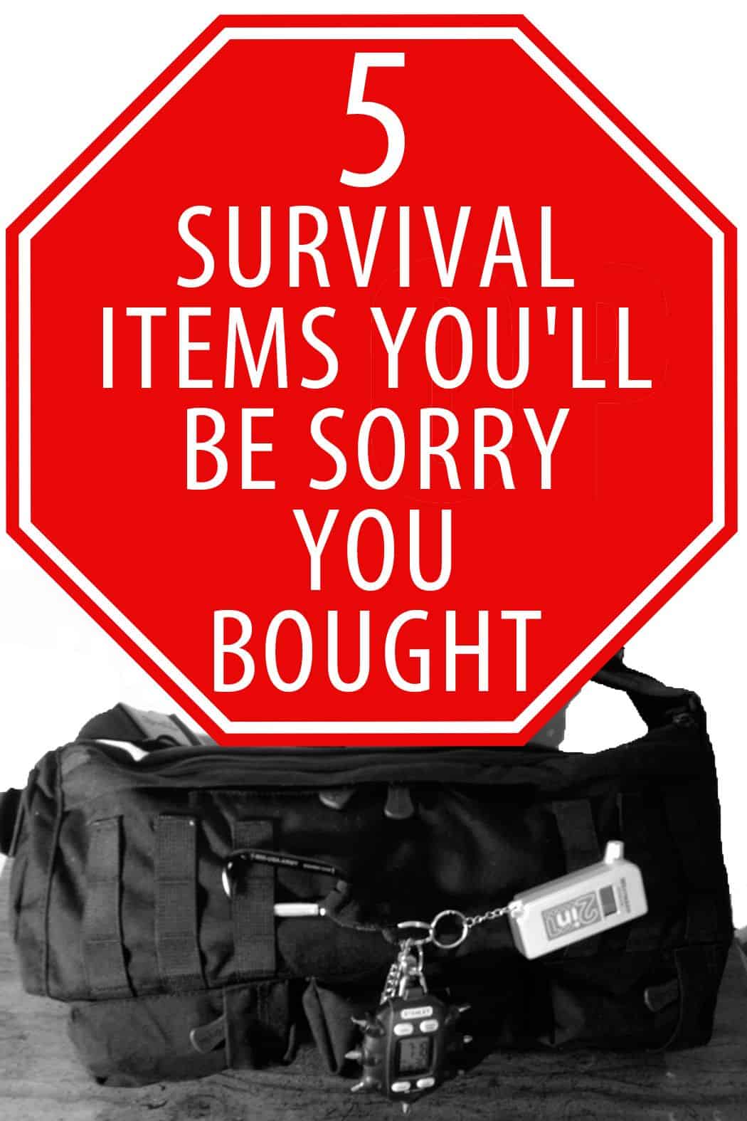 survival items to avoid Pinterest